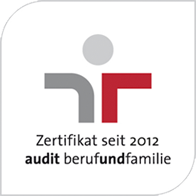 Logo Zertifikat seit 2012 berufundfamilie